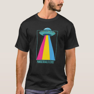 Camiseta Los pansexuales existen en Pan Pride Arcoiris Lgbt
