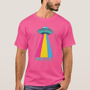 Camiseta Los pansexuales existen en Pan Pride Arcoiris Lgbt