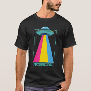 Camiseta Los pansexuales existen en Pan Pride Arcoiris Lgbt
