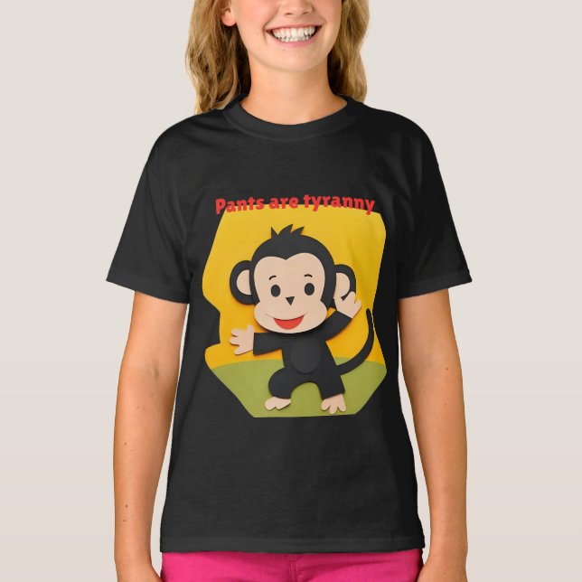 Camiseta Los pantalones son tiranía (Anverso)