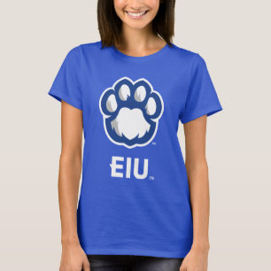 Camiseta Los Panthers de Illinois Oriental Paw Print y EIU