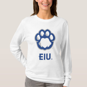 Camiseta Los Panthers de Illinois Oriental Paw Print y EIU