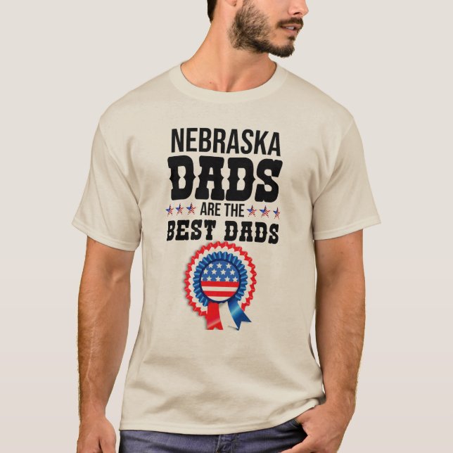 Camiseta Los papás de Nebraska son los mejores papás (Anverso)