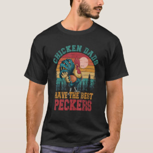Camiseta Los papás pollos retro vintage tienen los mejores 