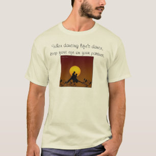 Camiseta los pares del baile, al bailar la danza de la