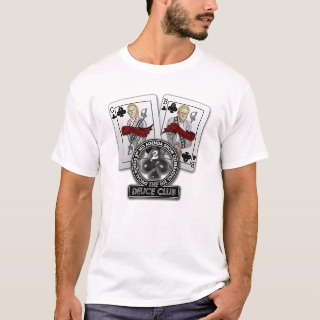 Camiseta Los pares del club del Deuce de tarjetas (Anverso)