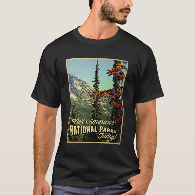 Camiseta Los parques nacionales de los Estados Unidos (Anverso)