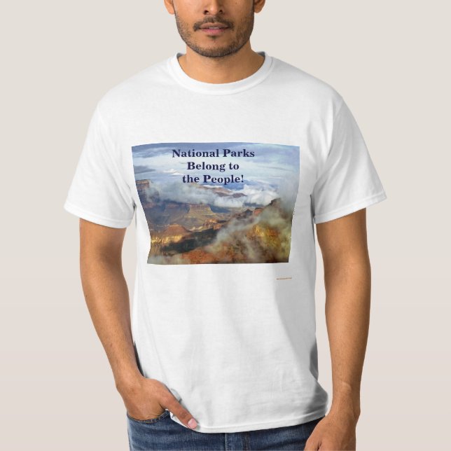 Camiseta Los parques nacionales pertenecen a los (Anverso)