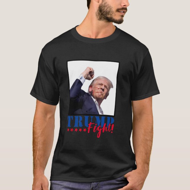 Camiseta Los partidarios de la lucha contra Trump en 2024 (Anverso)