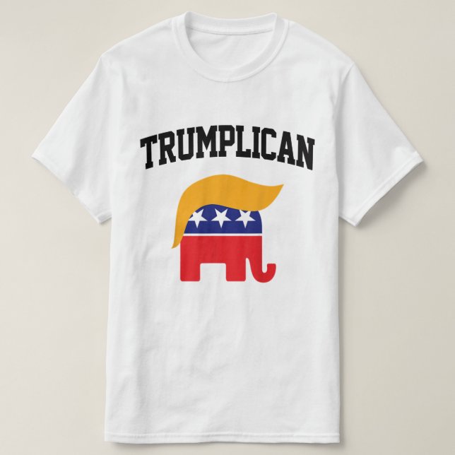 Camiseta Los partidarios de Trump (Diseño del anverso)