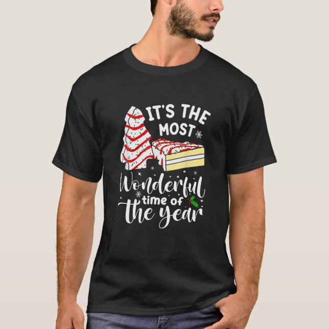 Camiseta Los pasteles de árbol de Navidad es el momento más (Anverso)