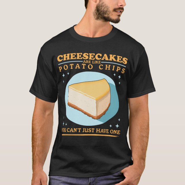 Camiseta Los Pasteles De Queso Son Como El Amante De Los Pa (Anverso)