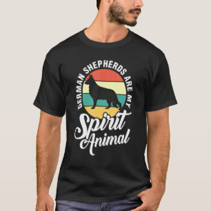 Camiseta Los pastores alemanes son mi perro animal espiritu