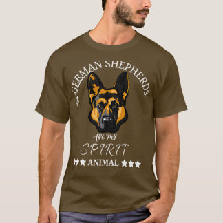 Camiseta Los pastores alemanes son mis animales espirituale