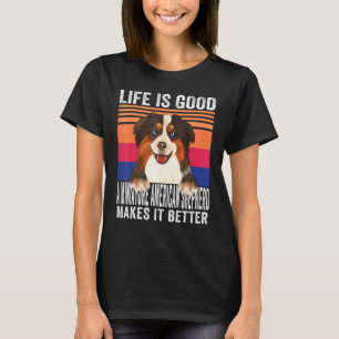 Camiseta Los pastores norteamericanos en miniatura hacen qu