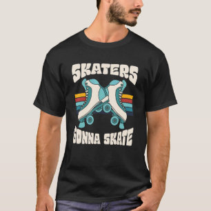 Camiseta Los patinadores van a patinar me encanta los 80