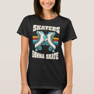 Camiseta Los patinadores van a patinar me encanta los 80