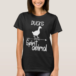 Camiseta Los Patos Son Mis Animales Espirituales Para Hombr