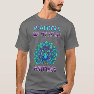 Camiseta Los pavos reales son mis animales espirituales