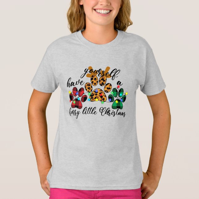 Camiseta Los Paws mascotas Se Tienen A Sí Mismos Unos Peque (Anverso)