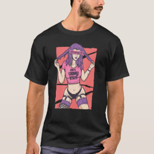 Camiseta Los pecadores no son hoy Jesús Chica gótico Satani