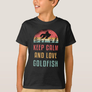 Camiseta Los peces de colores mantienen la calma y aman a l