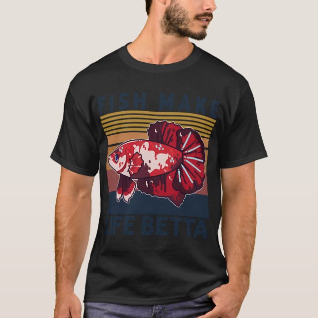 Camiseta Los peces hacen la vida mejor (Anverso)