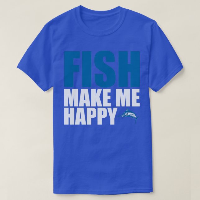 Camiseta Los peces me hacen feliz (Diseño del anverso)