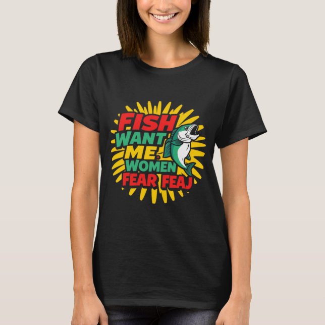 Camiseta Los peces me temen (Anverso)