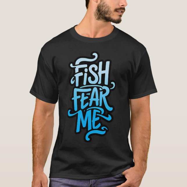 Camiseta Los peces me temen (Anverso)