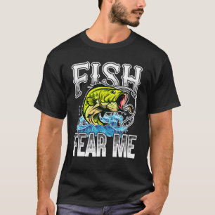 Camiseta Los peces me temen pescar tontamente pescador y pe