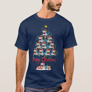 Camiseta Los peces tiburones adoran las navidades coincidie