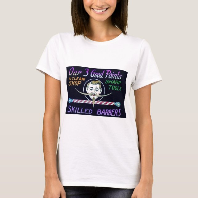 Camiseta Los peluqueros de la peluquería de caballeros (Anverso)