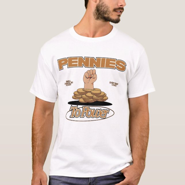Camiseta Los Pénnias Al Impulso Financiero De Power™ (Anverso)