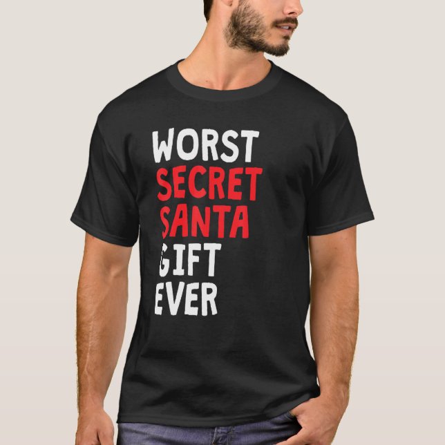 Camiseta Los peores Navidades secretos de Santa (Anverso)