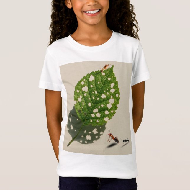 Camiseta Los pequeños arquitectos de la naturaleza con sus  (Anverso)