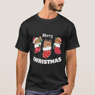 Camiseta Los Pequeños Autores En Las Acciones De Los Navida