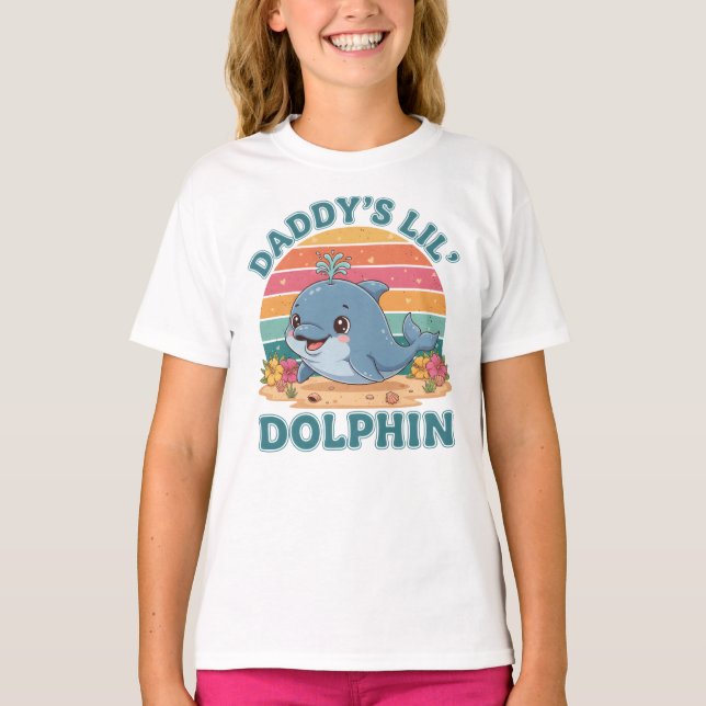 Camiseta Los Pequeños Delfines de Papá (Anverso)
