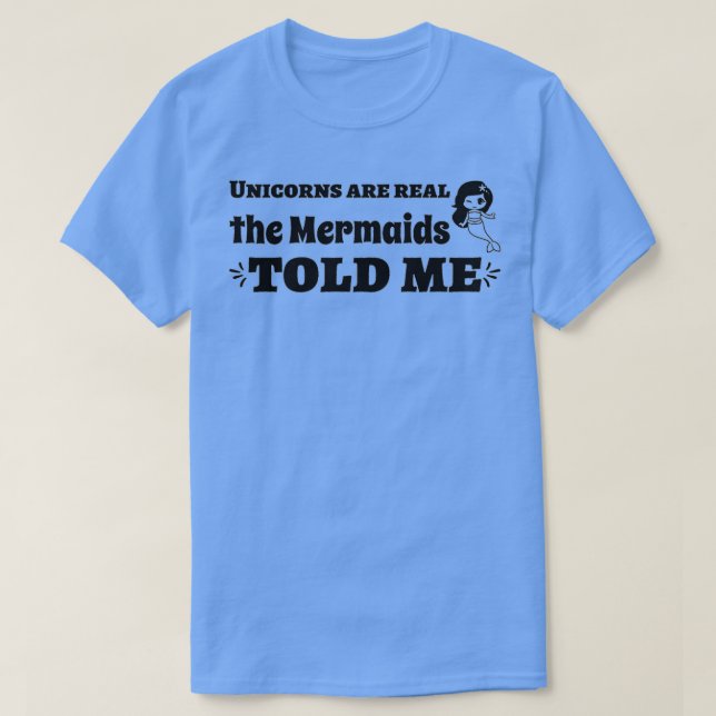 Camiseta Los pequeños regalos de sirena las Unicornias son  (Diseño del anverso)