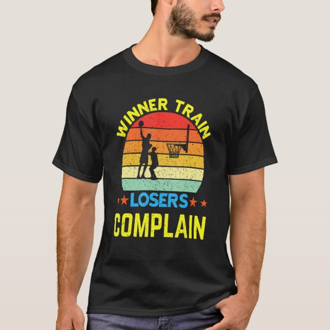 Camiseta Los perdedores de los trenes se quejan de los fans (Anverso)