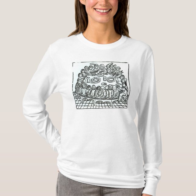 Camiseta Los peregrinos de Cantorbery (Anverso)
