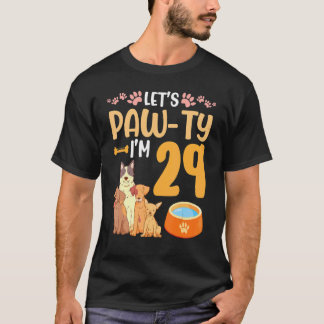 Camiseta Los perros bailan juntos mi cumpleaños vamos a ir
