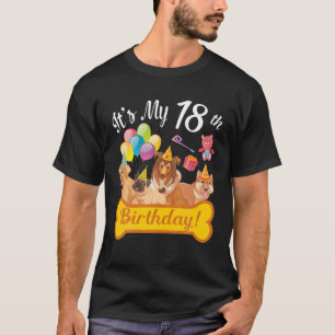 Camiseta Los perros bailando juntos es mi feliz cumpleaños