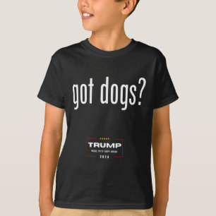 Camiseta Los Perros Comen Los Gatos De Perros - Trump Hace 