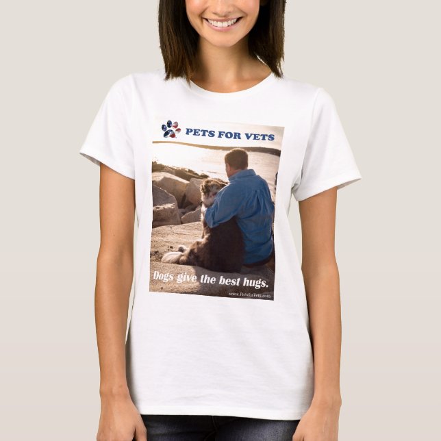 Camiseta Los perros dan los mejores abrazos (Anverso)