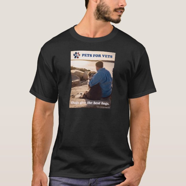 Camiseta Los perros dan los mejores abrazos (Anverso)