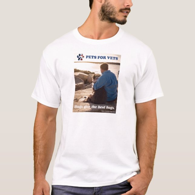 Camiseta Los perros dan los mejores abrazos (Anverso)