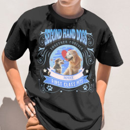 Camiseta Los perros de segunda mano son mascotas de primera