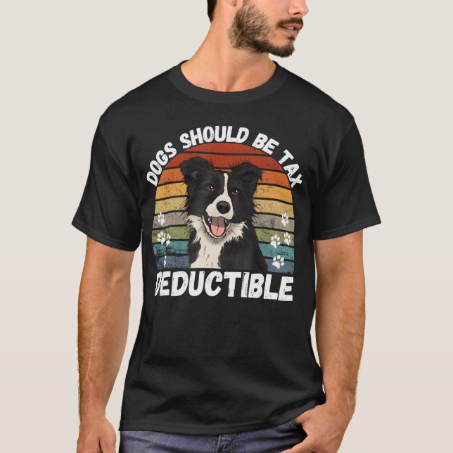 Camiseta Los perros deberían Bea Deductible Cita Diversión  (Anverso)