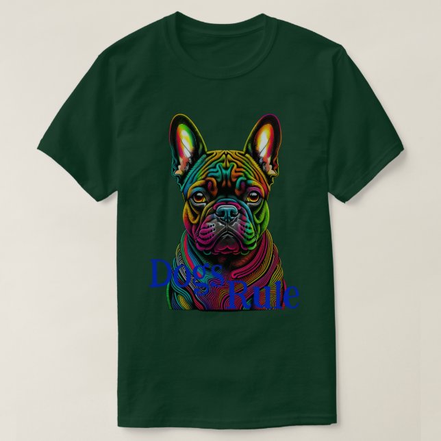 Camiseta Los perros gobiernan el Golden Retriever (Diseño del anverso)